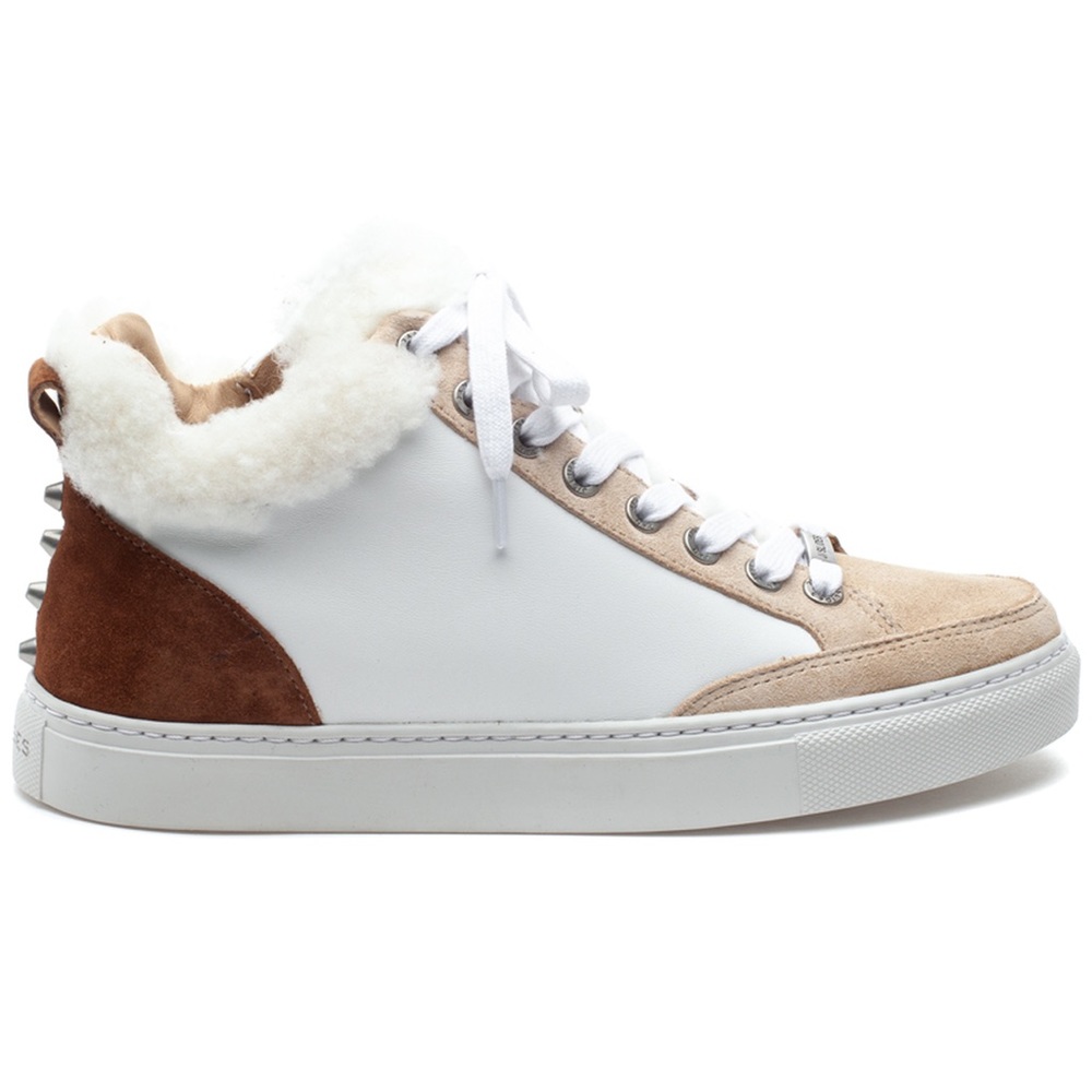 LESLIE White Multi Leather